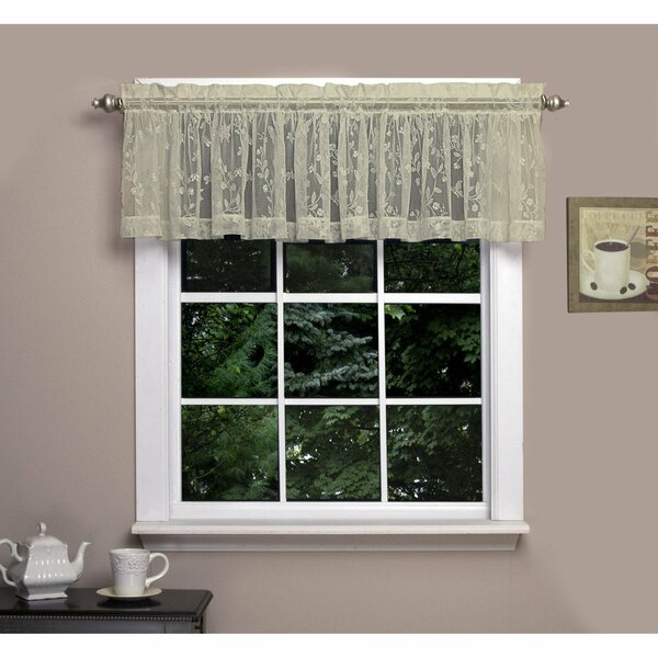 Ricardo Ricardo Isabella Lace Ruffled Window Valance 02780-76-014-02